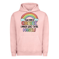 Pigment Salmon gay pride Urban Hoodie - MaliasSmallBusiness