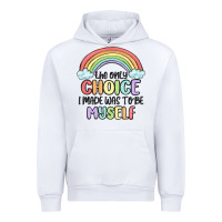 White gay pride Urban Hoodie - MaliasSmallBusiness
