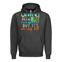 Charcoal Heather i havent been everywhere but its on my list Zipper Hoodie - texasbilliewilder