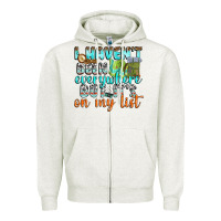 Oatmeal Heather i havent been everywhere but its on my list Zipper Hoodie - texasbilliewilder