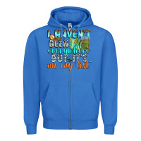 True Royal i havent been everywhere but its on my list Zipper Hoodie - texasbilliewilder