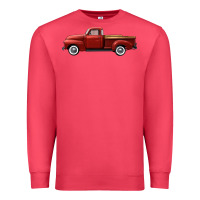 Cardinal western red truck right side view Premium Sweatshirt - FaDigitalArtStudio