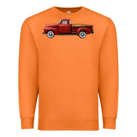 Carrot western red truck right side view Premium Sweatshirt - FaDigitalArtStudio