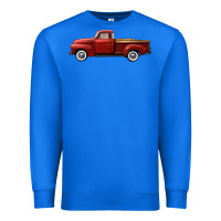 True Royal western red truck right side view Premium Sweatshirt - FaDigitalArtStudio