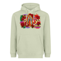 Matcha Our Lady of Guadalupe Heavyweight Hoodie - CTS Tumbler Store