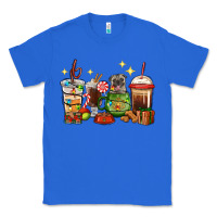 True Royal Christmas coffee cups with Pug Classic Tee - RanaPortraitStore