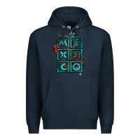 Navy mexico with roses Premium Hoodie - Jasminsmagicworld