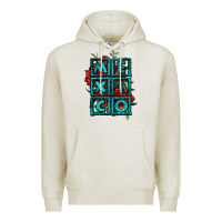 Oatmeal Heather mexico with roses Premium Hoodie - Jasminsmagicworld