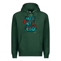 Sports Green mexico with roses Premium Hoodie - Jasminsmagicworld