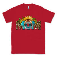 Red football mom Classic Tee - BundleAndBundleShop