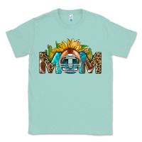 Seafoam football mom Classic Tee - BundleAndBundleShop