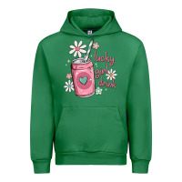 Emerald lucky girl drink Urban Hoodie - MaliasSmallBusiness