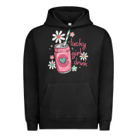 Pigment Black lucky girl drink Urban Hoodie - MaliasSmallBusiness