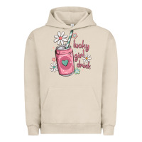 Pigment French Oak lucky girl drink Urban Hoodie - MaliasSmallBusiness