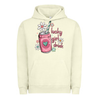 Pigment Pistachio lucky girl drink Urban Hoodie - MaliasSmallBusiness