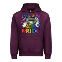 Mauve Wine gaymer pride Urban Hoodie - MaliasSmallBusiness