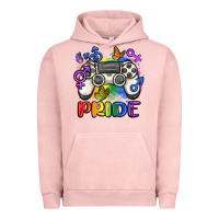 Pigment Salmon gaymer pride Urban Hoodie - MaliasSmallBusiness