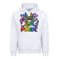 White gaymer pride Urban Hoodie - MaliasSmallBusiness