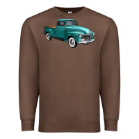 Chestnut western truck 34 view Premium Sweatshirt - FaDigitalArtStudio