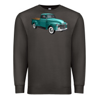Smoke western truck 34 view Premium Sweatshirt - FaDigitalArtStudio