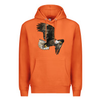 Carrot White Headed Eagle Premium Hoodie - LillyAllenDesigns