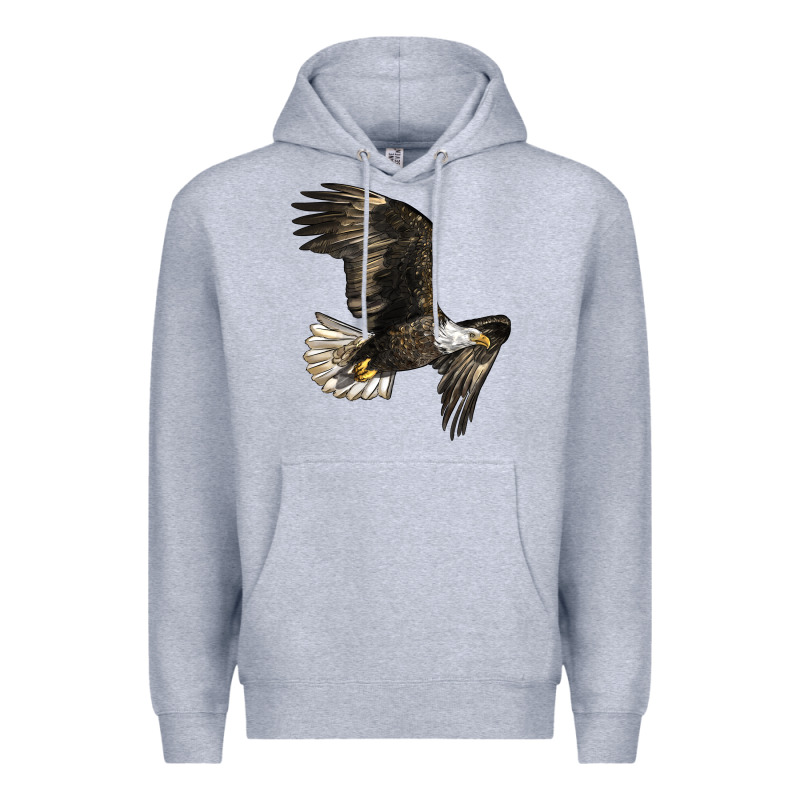 White Headed Eagle Premium Hoodie by LillyAllenDesigns | Teevron