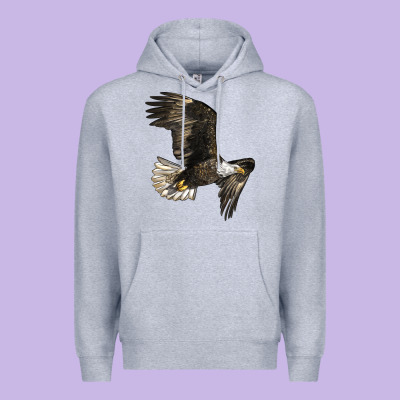 White Headed Eagle Premium Hoodie Designed By Lillyallendesigns