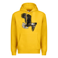 Lemon White Headed Eagle Premium Hoodie - LillyAllenDesigns