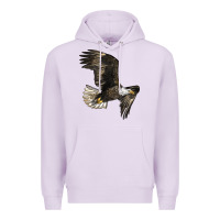 Lilac White Headed Eagle Premium Hoodie - LillyAllenDesigns