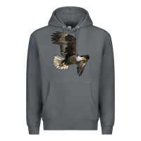 Rock White Headed Eagle Premium Hoodie - LillyAllenDesigns