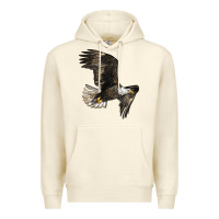 Sandshell White Headed Eagle Premium Hoodie - LillyAllenDesigns