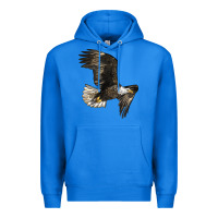 True Royal White Headed Eagle Premium Hoodie - LillyAllenDesigns