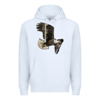 White White Headed Eagle Premium Hoodie - LillyAllenDesigns