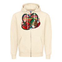 Sandshell mexican hearts Zipper Hoodie - Zillion Design Studio