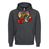 Smoke mexican hearts Zipper Hoodie - Zillion Design Studio