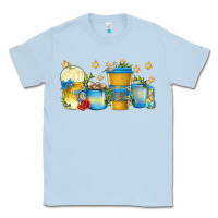 Dusty Blue hanukkah coffee cups Classic Tee - texasbilliewilder