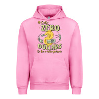 Fuchsia Pink it costs zero dollars to be a nice person Urban Hoodie - MaliasSmallBusiness