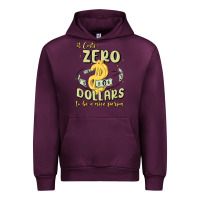 Mauve Wine it costs zero dollars to be a nice person Urban Hoodie - MaliasSmallBusiness