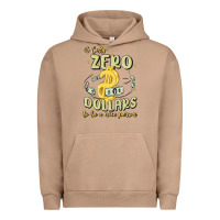 Pigment Burro it costs zero dollars to be a nice person Urban Hoodie - MaliasSmallBusiness