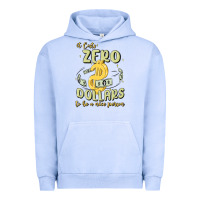 Pigment Grape Ice it costs zero dollars to be a nice person Urban Hoodie - MaliasSmallBusiness
