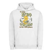 Pigment Lunar Rock it costs zero dollars to be a nice person Urban Hoodie - MaliasSmallBusiness