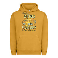 Pigment Peanut Butter it costs zero dollars to be a nice person Urban Hoodie - MaliasSmallBusiness