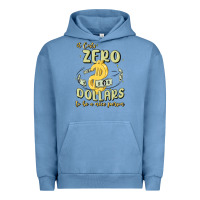 Pigment Pebble Blue it costs zero dollars to be a nice person Urban Hoodie - MaliasSmallBusiness