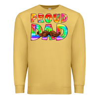 Antique Gold proud dad Premium Sweatshirt - HRA Design Shop