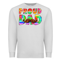 Dove Grey proud dad Premium Sweatshirt - HRA Design Shop
