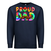 Navy proud dad Premium Sweatshirt - HRA Design Shop