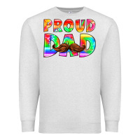 Oatmeal Heather proud dad Premium Sweatshirt - HRA Design Shop