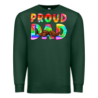 Sports Green proud dad Premium Sweatshirt - HRA Design Shop
