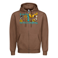 Chestnut if one has faith one has everything Zipper Hoodie - texasbilliewilder