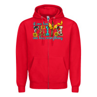 Red if one has faith one has everything Zipper Hoodie - texasbilliewilder